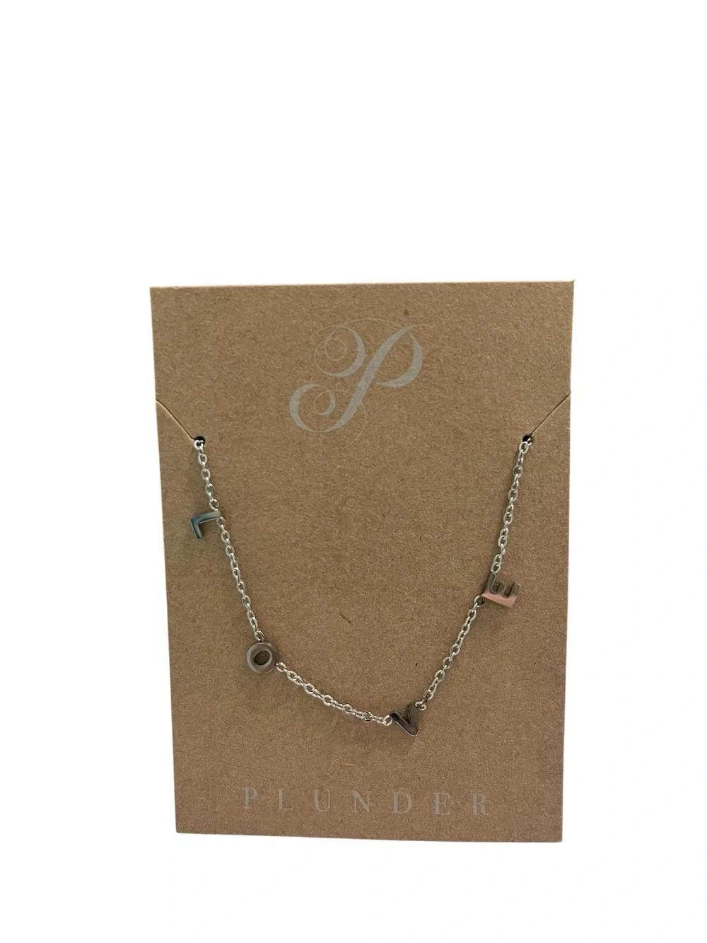 LOVE Letter stainless steel